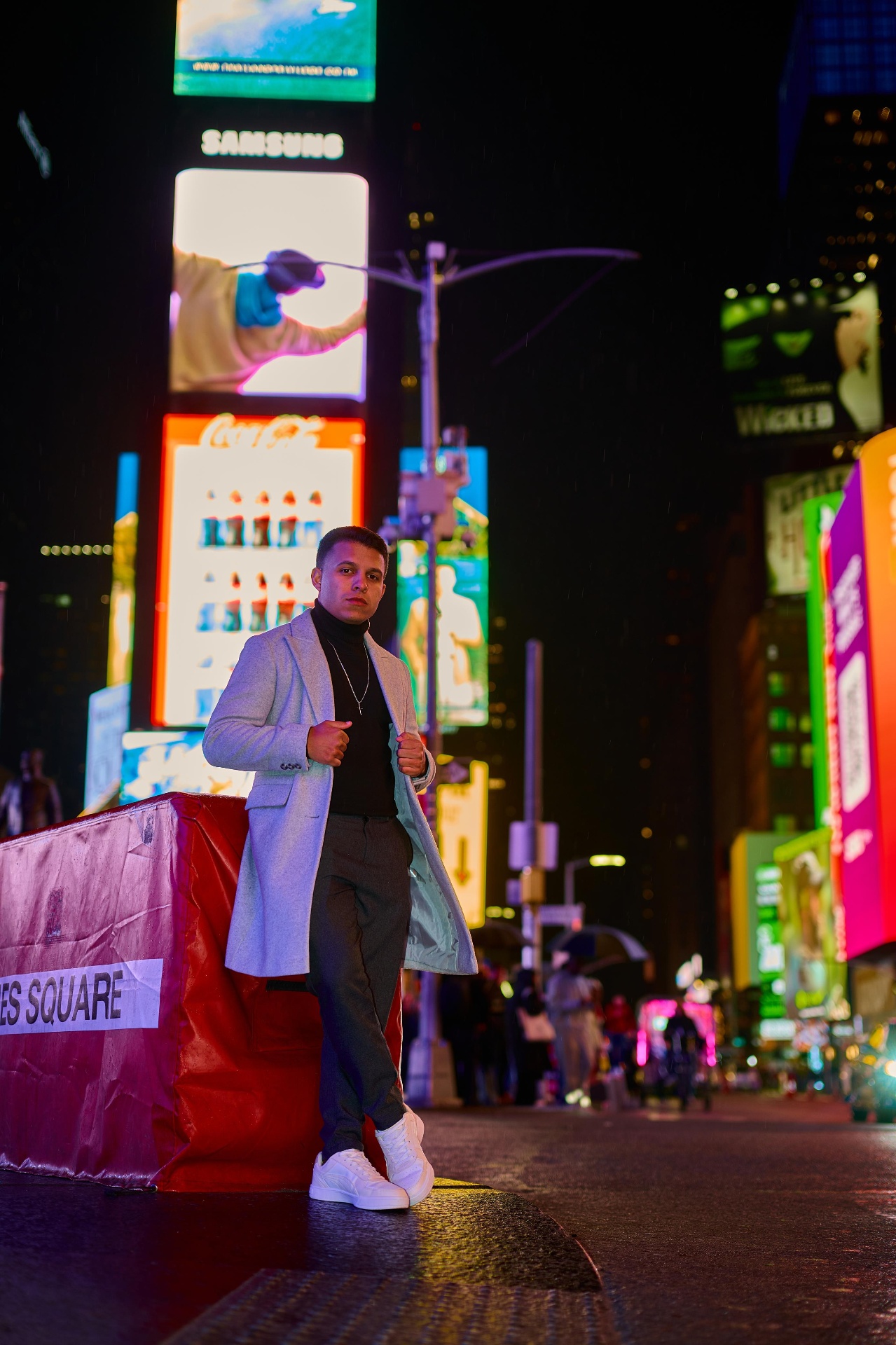 Juan Gomes em Times Square